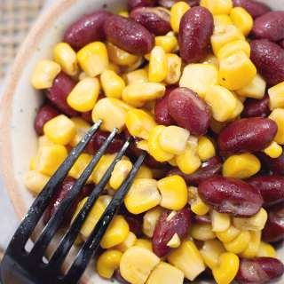 5 mins Corn and Bean Salad Recipe