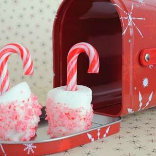 Candy Cane Marshmallows