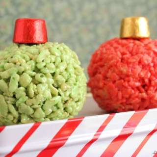 Rice Krispies Ornaments