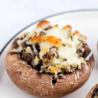 Easy Healthy Stuffed Mushrooms