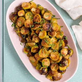 Maple Mustard Brussels Sprouts