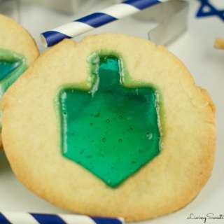 Hanukkah Stained Glass Cookies