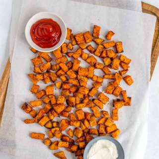 Air Fryer Sweet Potato Cubes