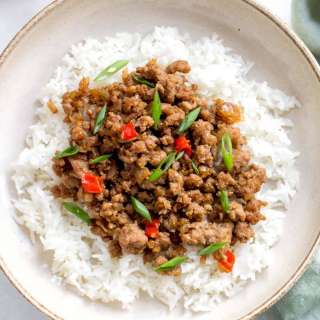 Vietnamese Ground Pork Bowls
