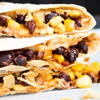 Baked Black Bean Corn Quesadilla Recipe