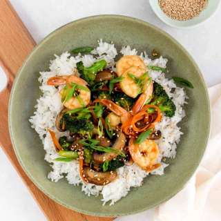 Shrimp and Broccoli Stir Fry