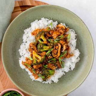Spicy Ground Pork Stir Fry