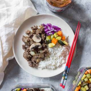 Ground Beef Bulgogi Bowls