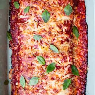 Baked Cannelloni with Spinach Recipe