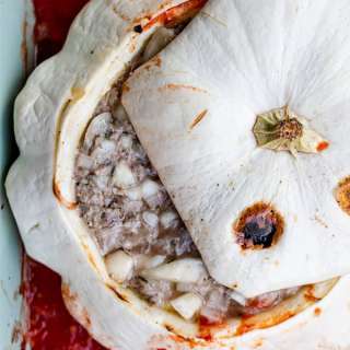 Meat Stuffed Patty Pan Squash Recipe
