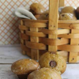 Pumpkin Muffins with Orange Maple Glaze