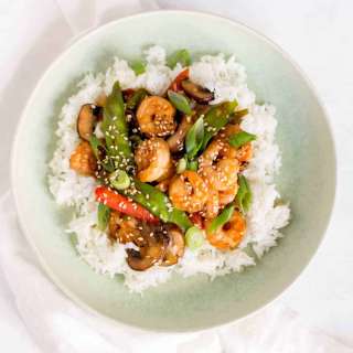 Garlic Shrimp Stir Fry