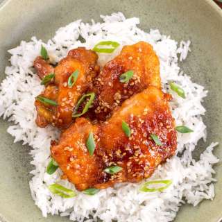 Honey Sesame Chicken Thighs