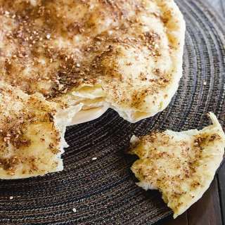 Lebanese Zaatar Bread Recipe - Manoushe/Manakish