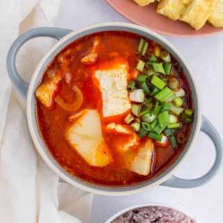 Pork Belly and Kimchi Tofu Stew