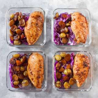 Doenjang Chicken with Braised Potatoes