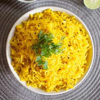 Quick Indian Lemon Rice Recipe