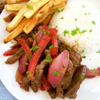 Peruvian Beef Stir Fry (Lomo Saltado)