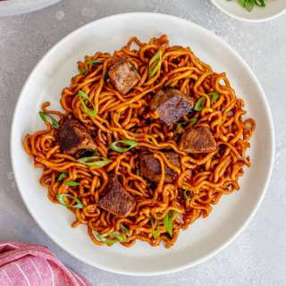 Jjapaguri with Steak