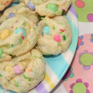 Funfetti Easter M & M Cookies