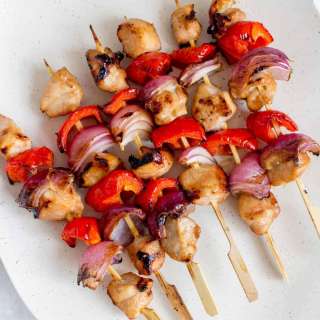 Honey Garlic Chicken Skewers