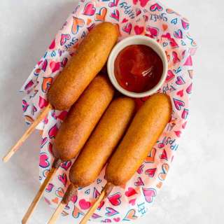 Air Fryer Corn Dogs