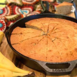 Cast Iron Skillet Banana Bread