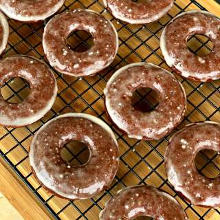 Copycat Starbucks Devil's Food Chocolate Donuts