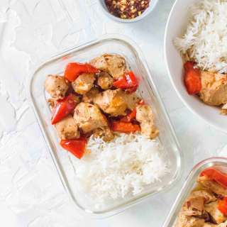 Instant Pot Kung Pao Chicken with Rice