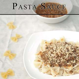 Mushroom Duxelles Pasta Sauce