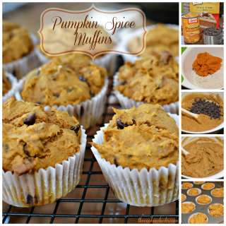3 Ingredient Pumpkin Spice Muffins