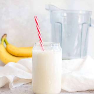 Homemade Banana Milk