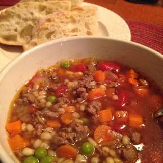 Mom's Vegetable Beef Barley Soup