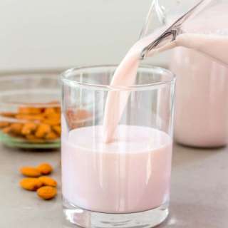 Strawberry Almond Milk