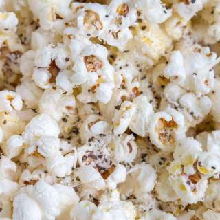 Black Pepper and Parmesan Popcorn