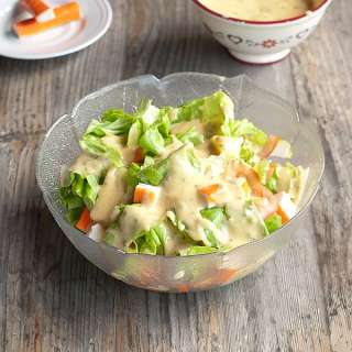 Surimi Salad with Curry Mayo Dressing Recipe