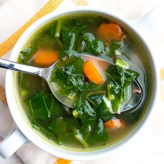 Fresh Turnip Green Soup Recipe