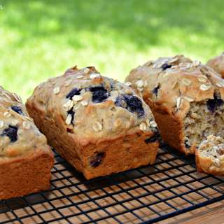 Blueberry Lemon Oatmeal Bread