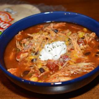 Slow Cooker Chicken Tortilla Soup