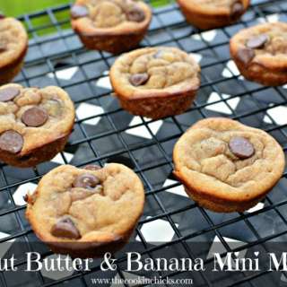 Peanut Butter and Banana Mini Muffins