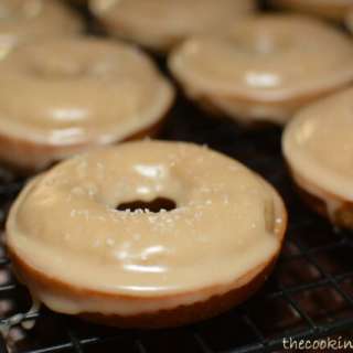 Baked Caramel Apple Cider Donuts
