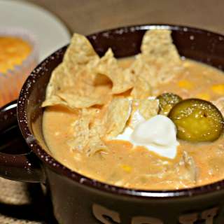 Instant Pot Green Chile Chicken Enchilada Soup