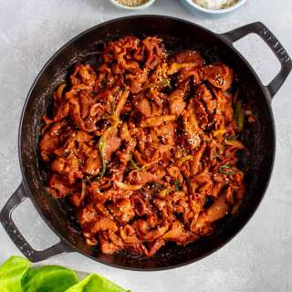 Spicy Pork Stir Fry (Jeyuk Bokkeum)