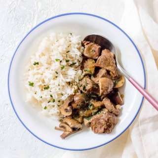 Instant Pot Steak and Mushrooms