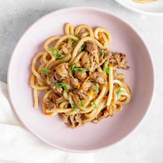 Beef Udon Stir Fry