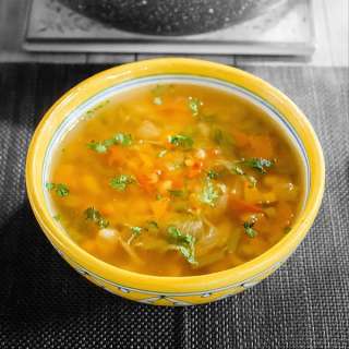 Spicy Moroccan Lentil Soup Recipe