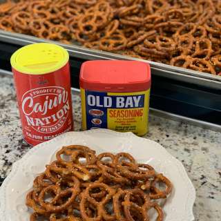 Cajun Seasoned Pretzels