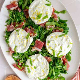 Prosciutto and Burrata Arugula Salad
