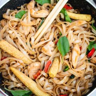Thai Drunken Noodles Recipe (Pad Kee Mao)
