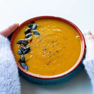 Roasted Curried Sweet Dumpling Squash Soup Recipe